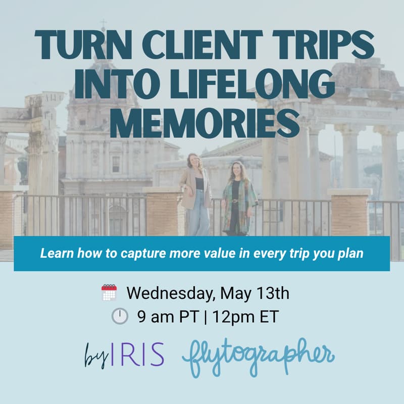Cover Image for By Iris x Flytographer: Turn Client Trips into Lifelong Memories