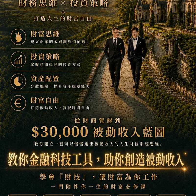 Cover Image for 財技三晚線下課程