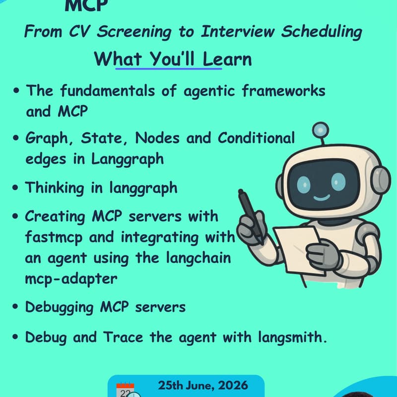 Cover Image for Build an Agentic Recruitment Assistant with LangGraph & MCP