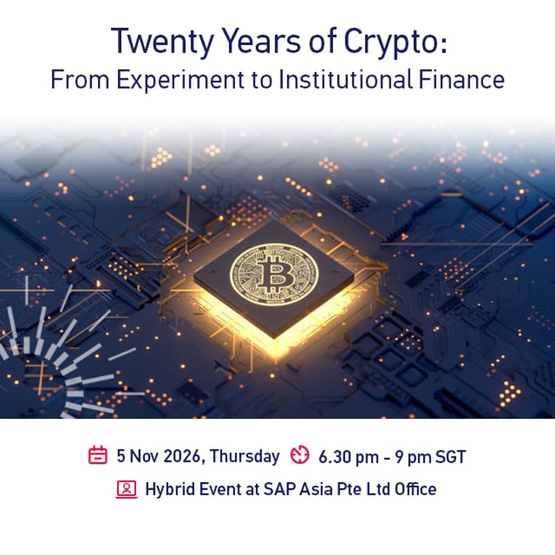 Cover Image for Dean's Distinguished Speaker Series - Twenty Years of Crypto: From Experiment to Institutional Finance