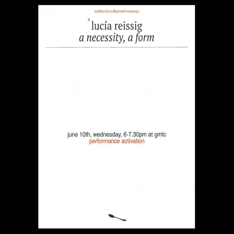 Cover Image for lucia reissig: a necessity, a form