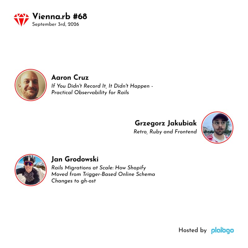 Cover Image for Vienna.rb #68 – Ruby Autumn Meetup