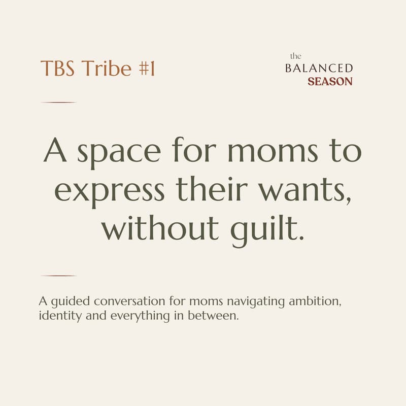 Cover Image for TBS Tribe #1: Moms, let's finally make space for you 🔥💬
