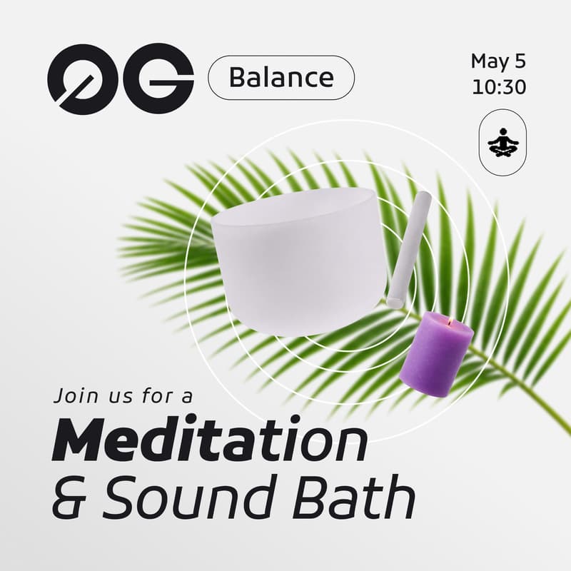 Cover Image for 🪷 Meditate & Sound Bath with 0G | Consensus Miami