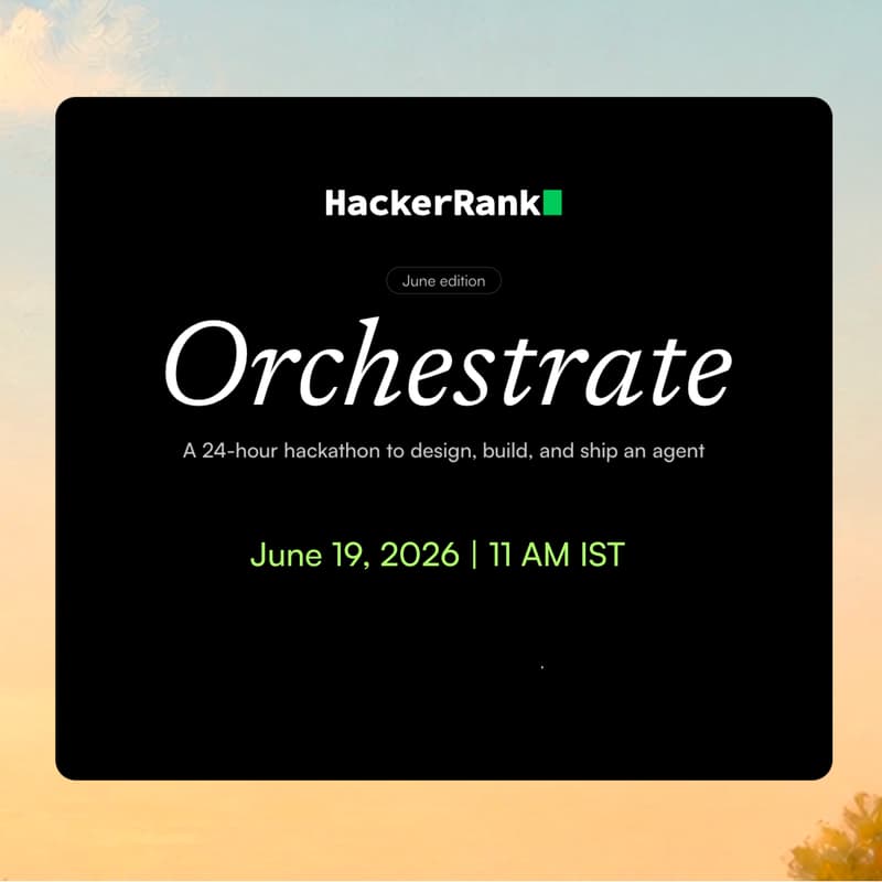 Cover Image for HackerRank Orchestrate