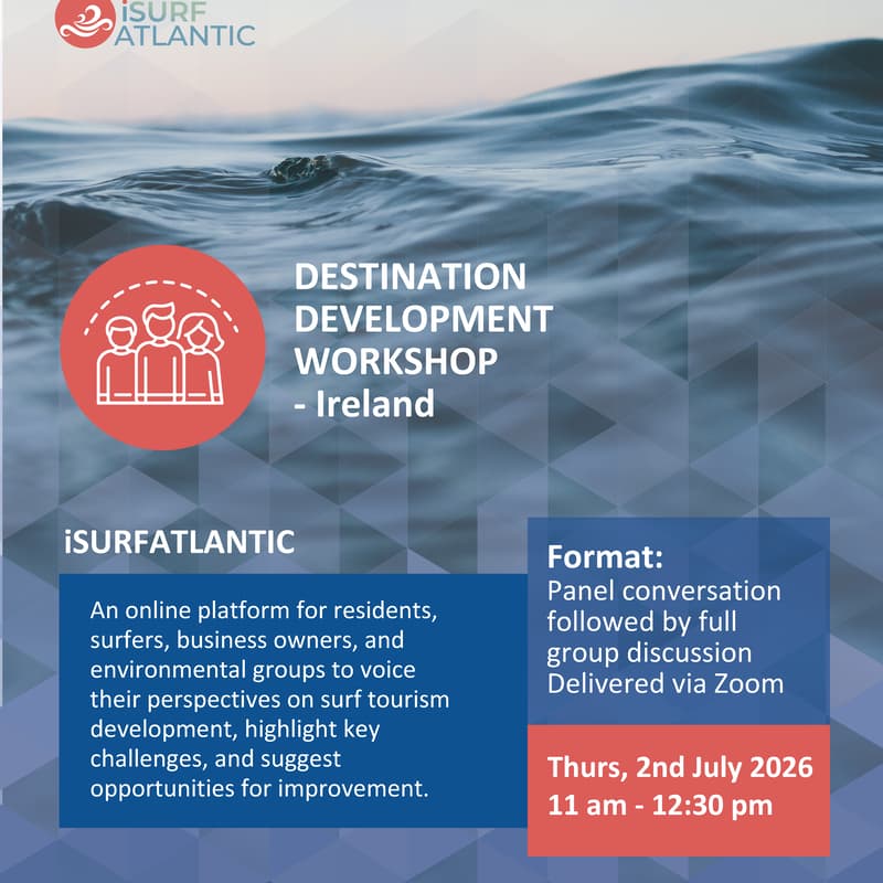 Cover Image for iSURFATLANTIC Destination Development Workshop | IRELAND