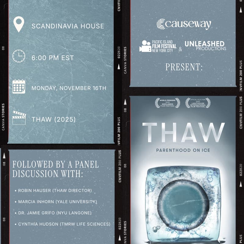Cover Image for THAW: Parenthood on Ice · A Film Screening and Panel Discussion · NYC