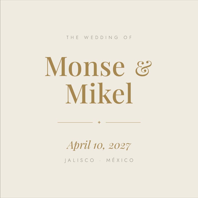 Cover Image for Wedding Monse & Mikel