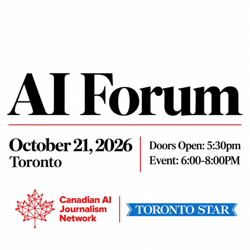 Cover Image for Canadian AI Journalism Network - Quarterly Forum