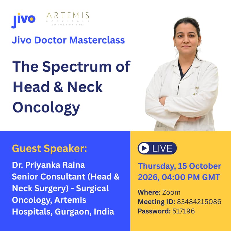 Cover Image for Jivo Masterclass | The Spectrum of Head & Neck Oncology