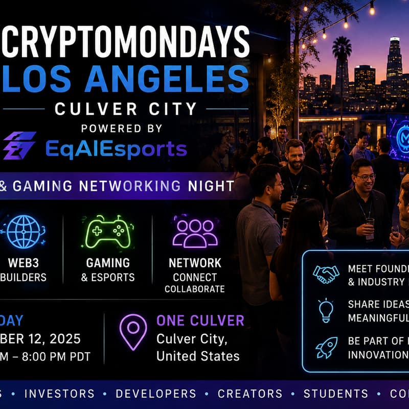 Cover Image for CryptoMondays Los Angeles Culver City