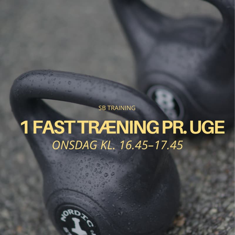 Cover Image for SB Training | Fast onsdag kl. 16.45