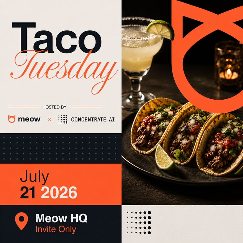 Cover Image for Taco Tuesday @ Meow HQ