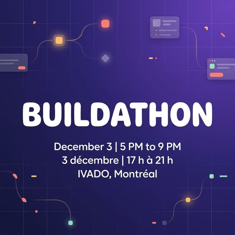 Cover Image for Buildathon - Women Techmakers Montreal + IVADO + Prompts2Products