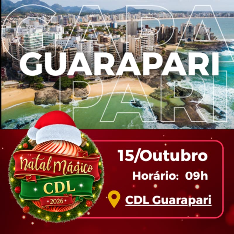 Cover Image for Lançamento do Natal Mágico CDL 2026 na CDL Guarapari