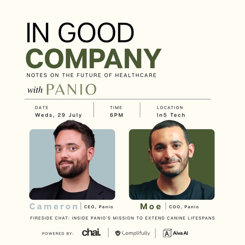 Cover Image for Fireside chat with Panio Founders, Cameron Shaw & Moe Hanafy