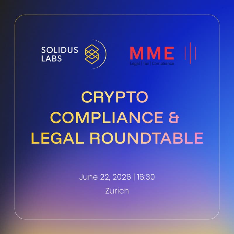 Cover Image for Crypto Compliance & Legal Roundtable | Zurich