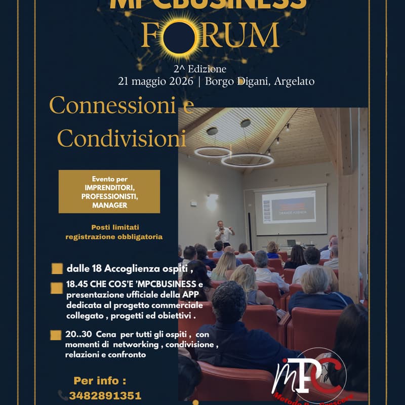 Cover Image for CONNESSIONI E CONDIVISIONI BY MPCBUSINESS - FORUM