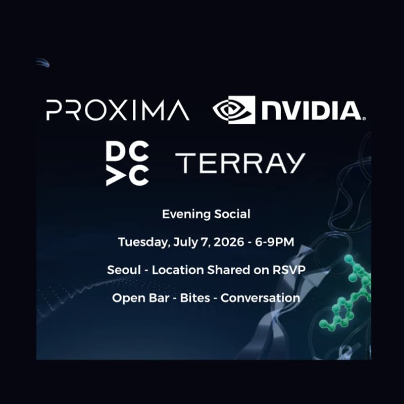 Cover Image for AI and Bio Evening Social: Hosted by DCVC, Proxima, Terray & NVIDIA