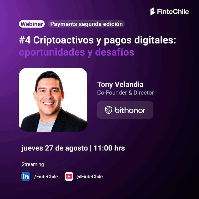 Cover Image for Webinar # 4 | Criptoactivos y pagos digitales: oportunidades y desafíos.
