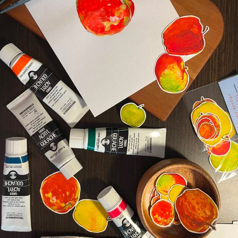 Cover Image for Ontario Apples - Gouache Workshop ft Freda Tan