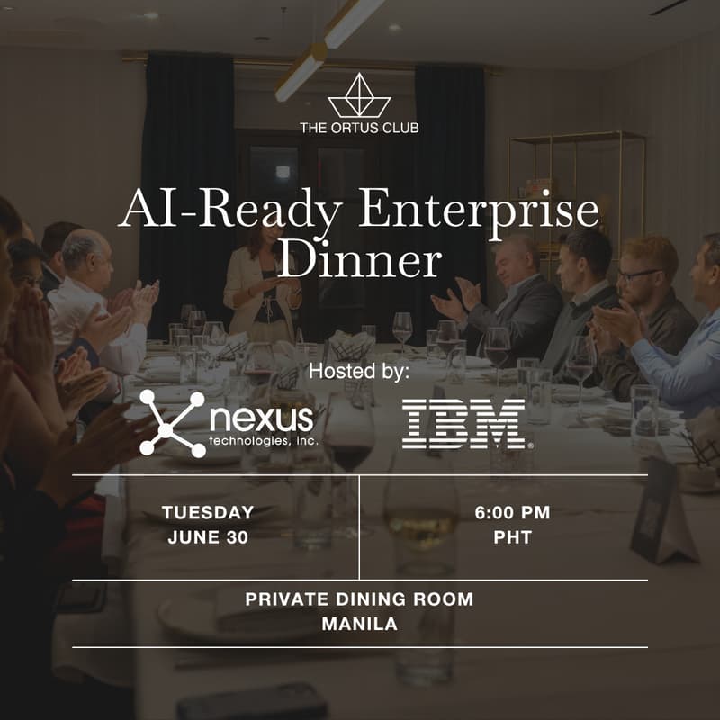 Cover Image for AI-Ready Enterprise Dinner