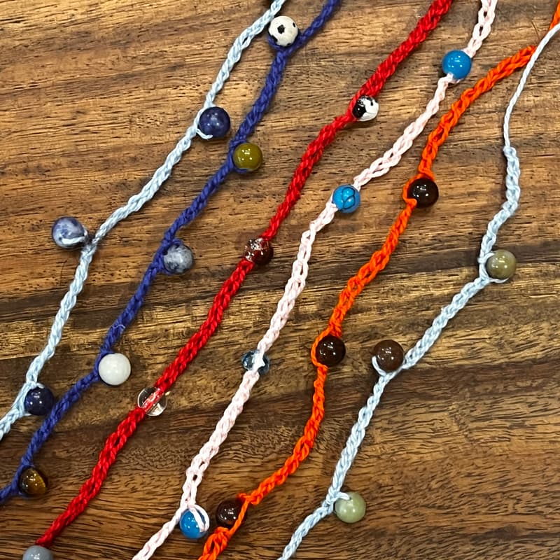 Cover Image for Beaded Crochet Bracelet
