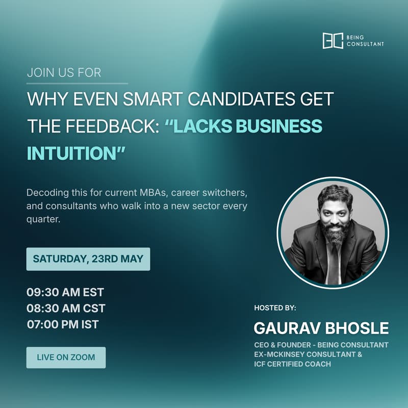 Cover Image for Why Even Smart Candidates Get the Feedback: ‘Lacks Business Intuition'