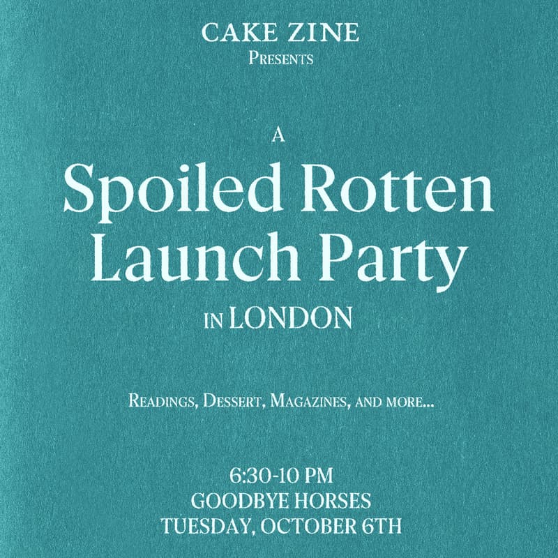 Cover Image for Spoiled Rotten London Launch
