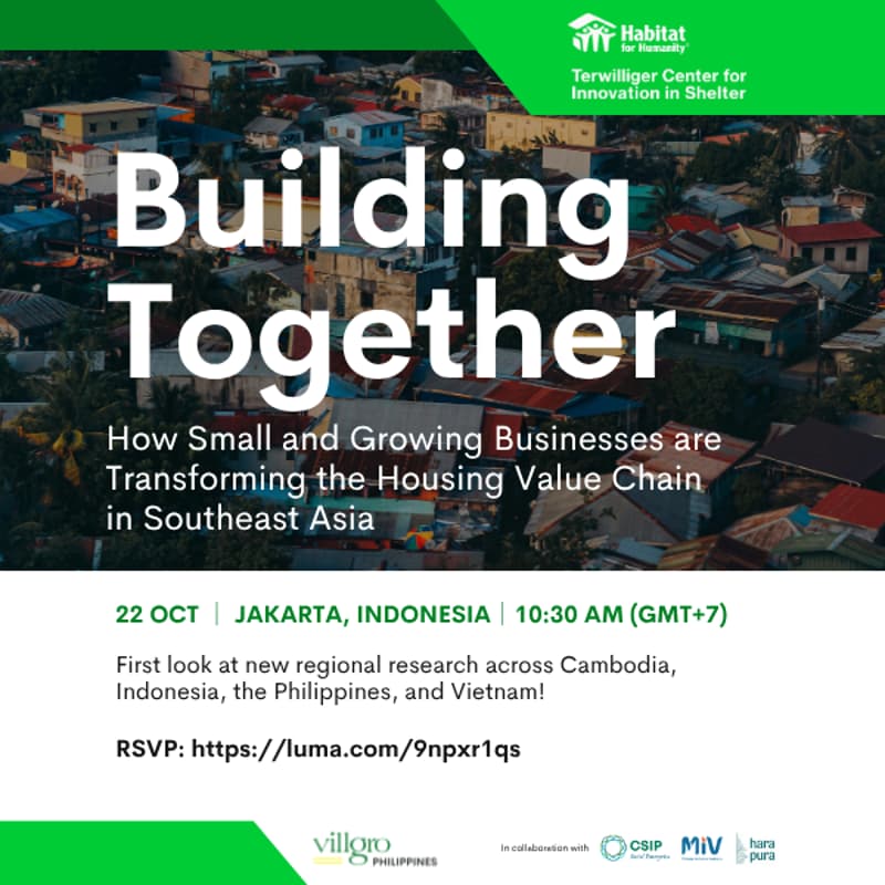 Cover Image for Building Together: How Small and Growing Businesses are Transforming the Housing Value Chain in Southeast Asia