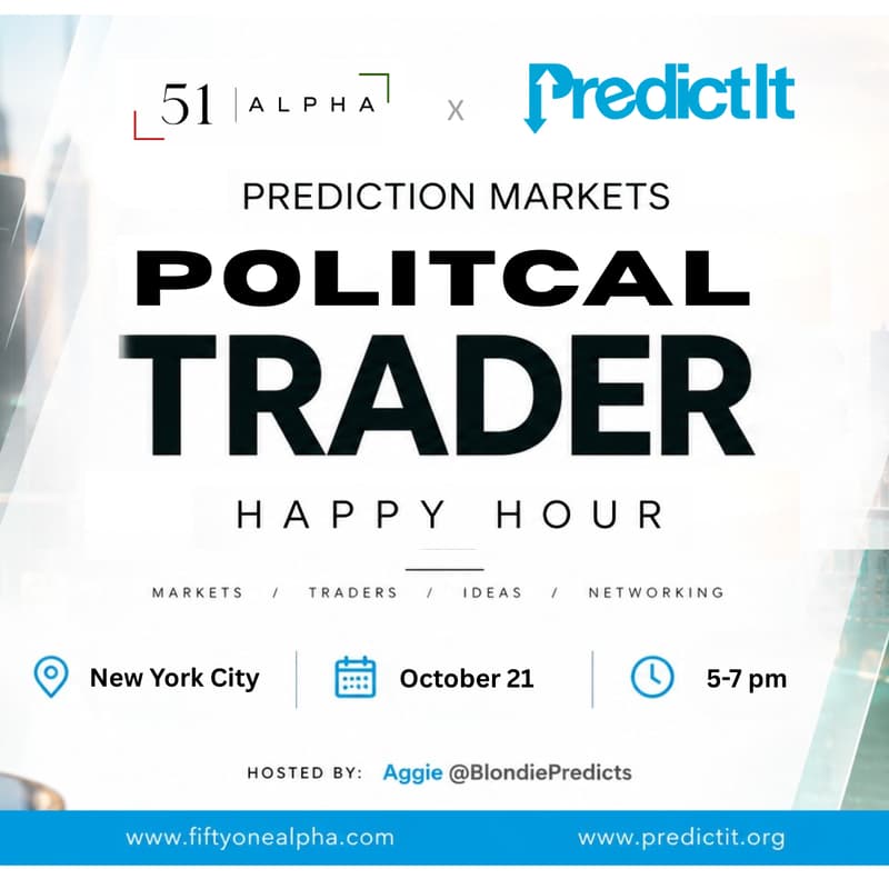 Cover Image for Prediction Markets Political Trader Happy Hour