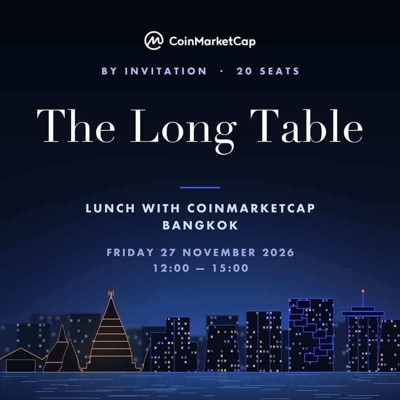 Cover Image for The Long Table: Lunch with CoinMarketCap, Bangkok