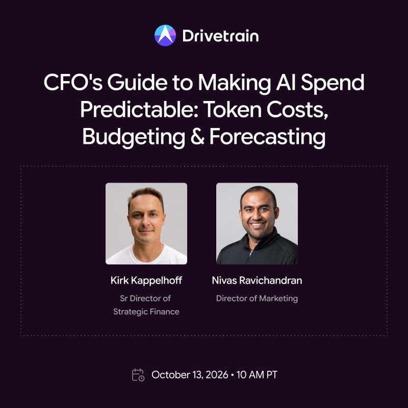 Cover Image for CFO's Guide to Making AI Spend Predictable: Token Costs, Budgeting & Forecasting
