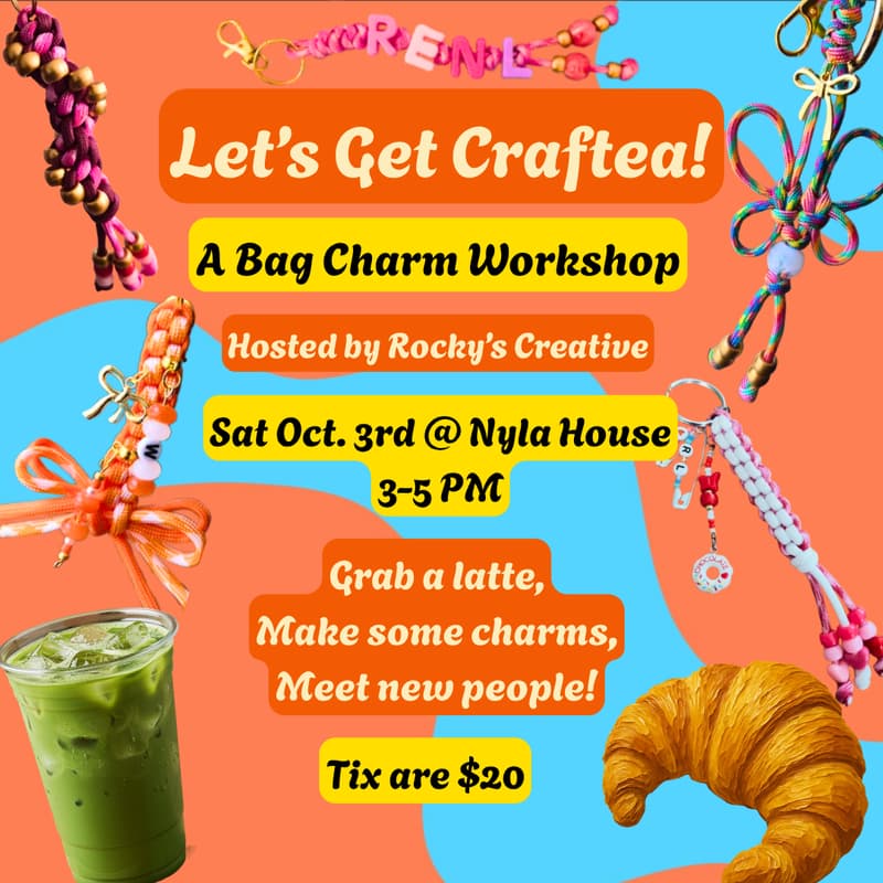 Cover Image for Let's Get Craftea: A Bag Charm Workshop