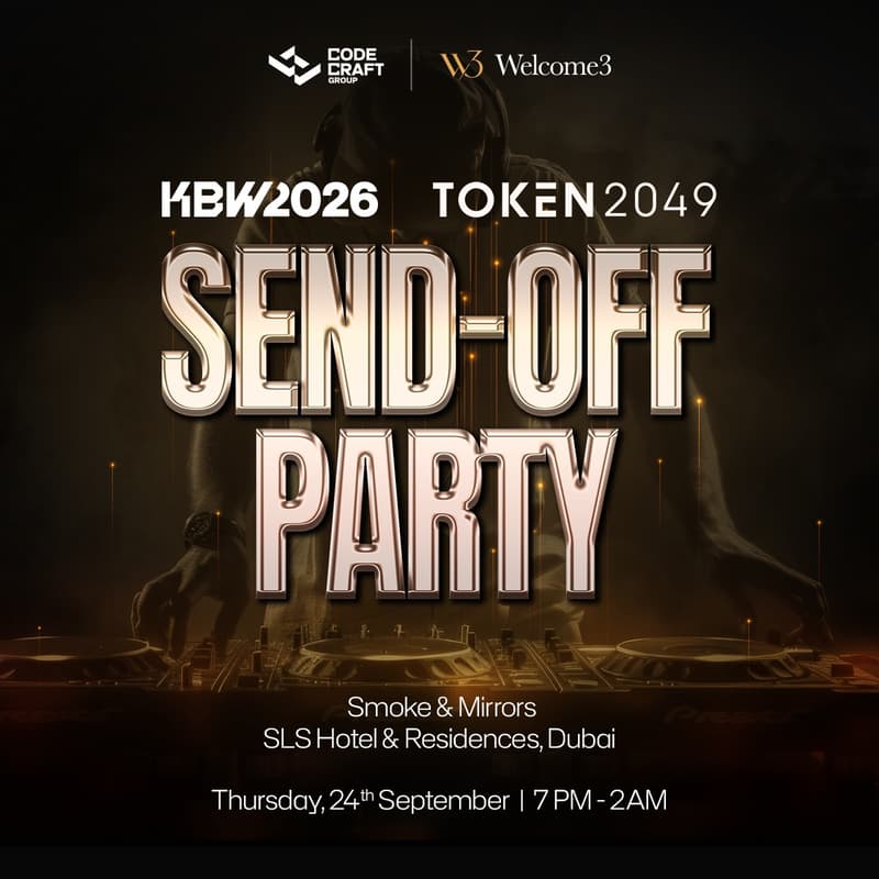 Cover Image for KBW|TOKEN2049 SEND-OFF PARTY