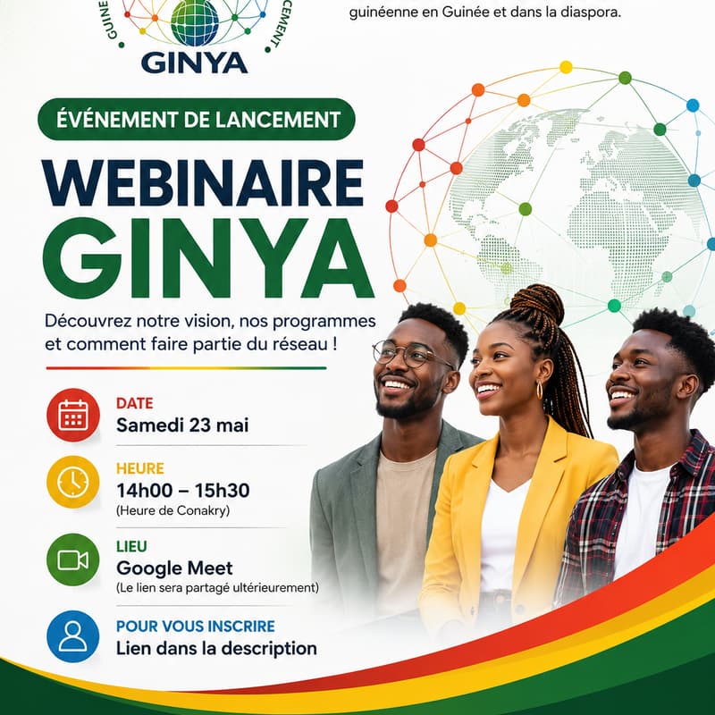Cover Image for Webinaire de lancement de GINYA