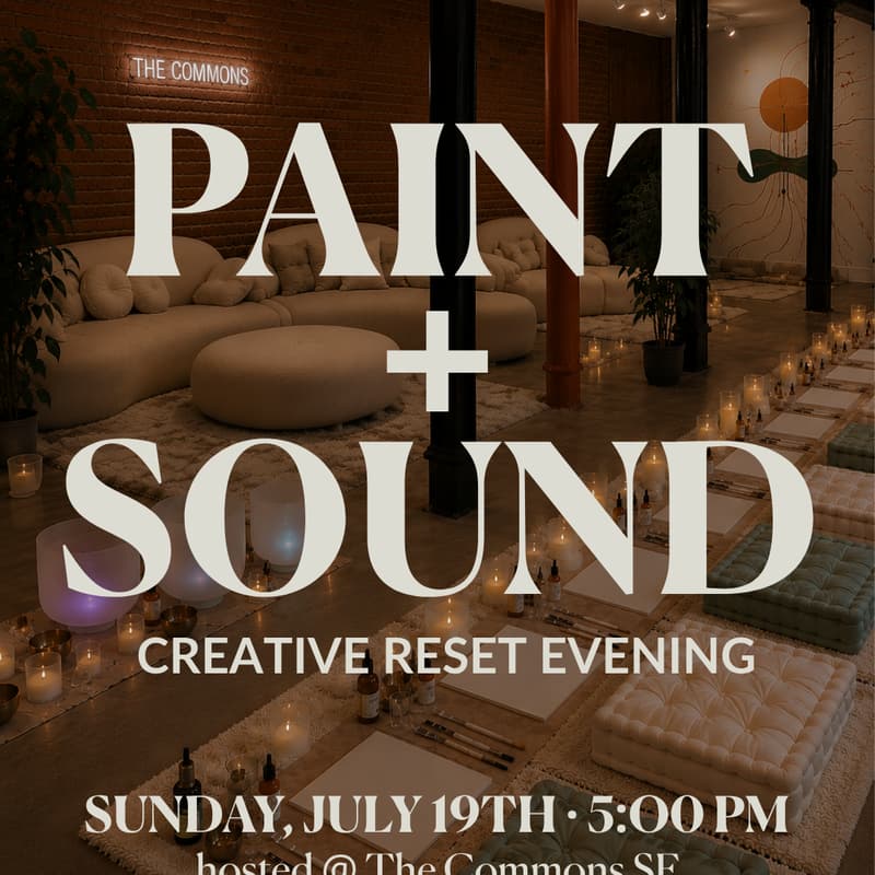 Cover Image for PAINT + SOUND: An Afternoon Creative Reset