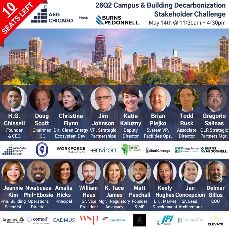 Cover Image for AEG Chicago 26Q2 Stakeholder Challenge: Campus & Building Decarbonization