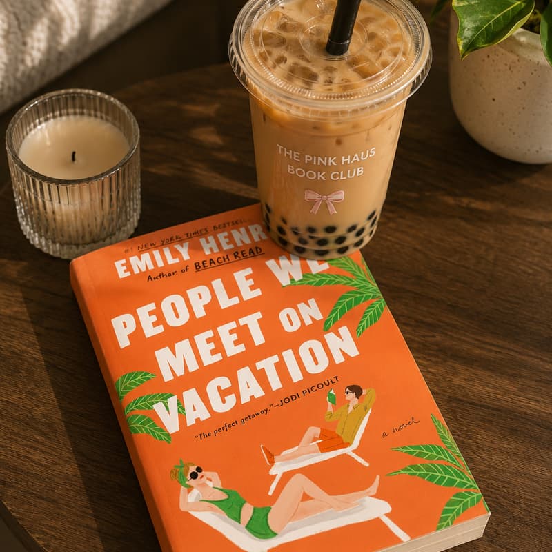 Cover Image for Pink Haus Book Club: Book & Boba Morning ☕🩷