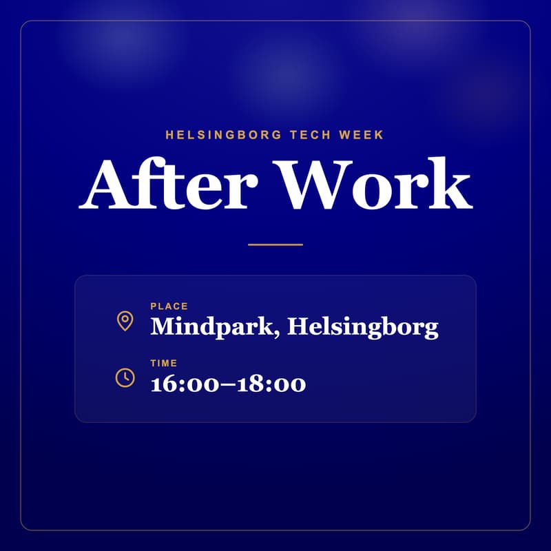 Cover Image for Helsingborg Tech week: After work