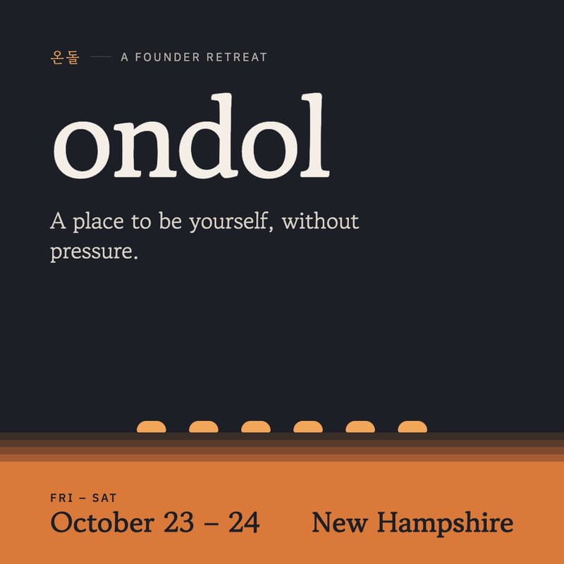 Cover Image for Ondol Retreat — October 2026
