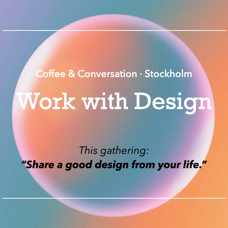 Cover Image for Work with Design: Coffee & Conversation