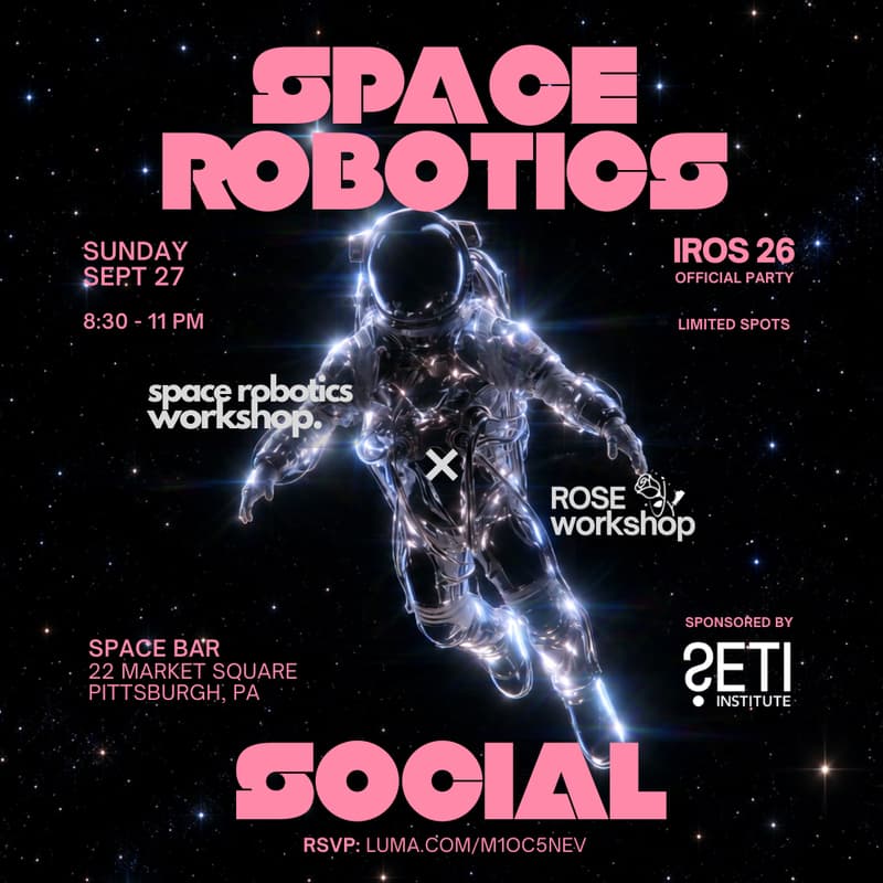Cover Image for Space Robotics Social @ IROS 2026