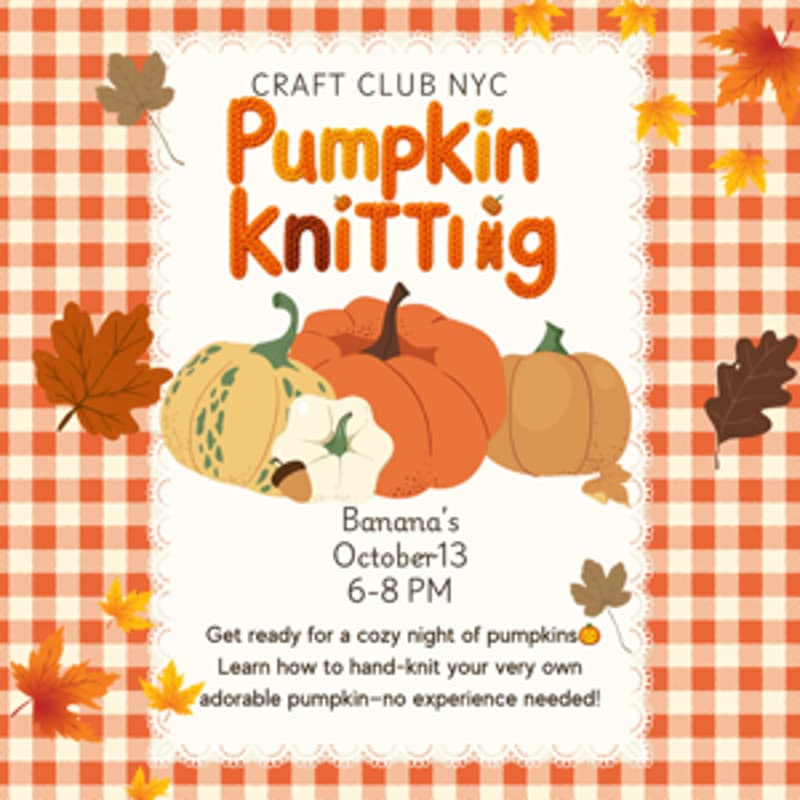 Cover Image for PUMPKIN KNITTING 🎃
