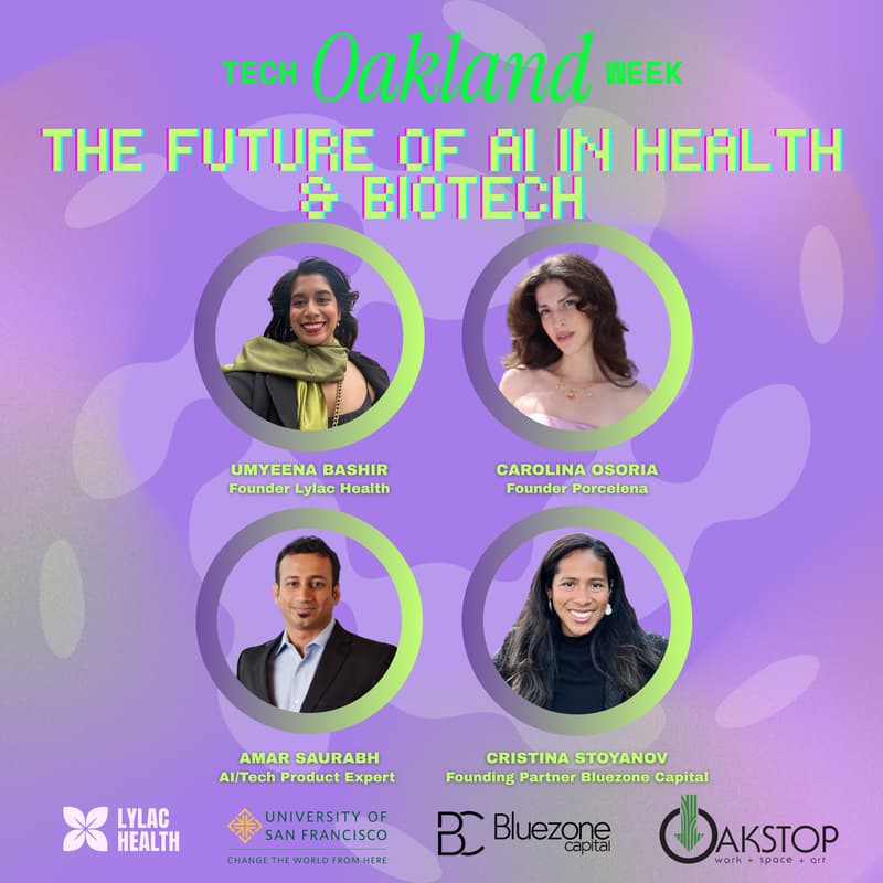 Cover Image for Oakland Tech Week: The Future of AI in Health & Biotech
