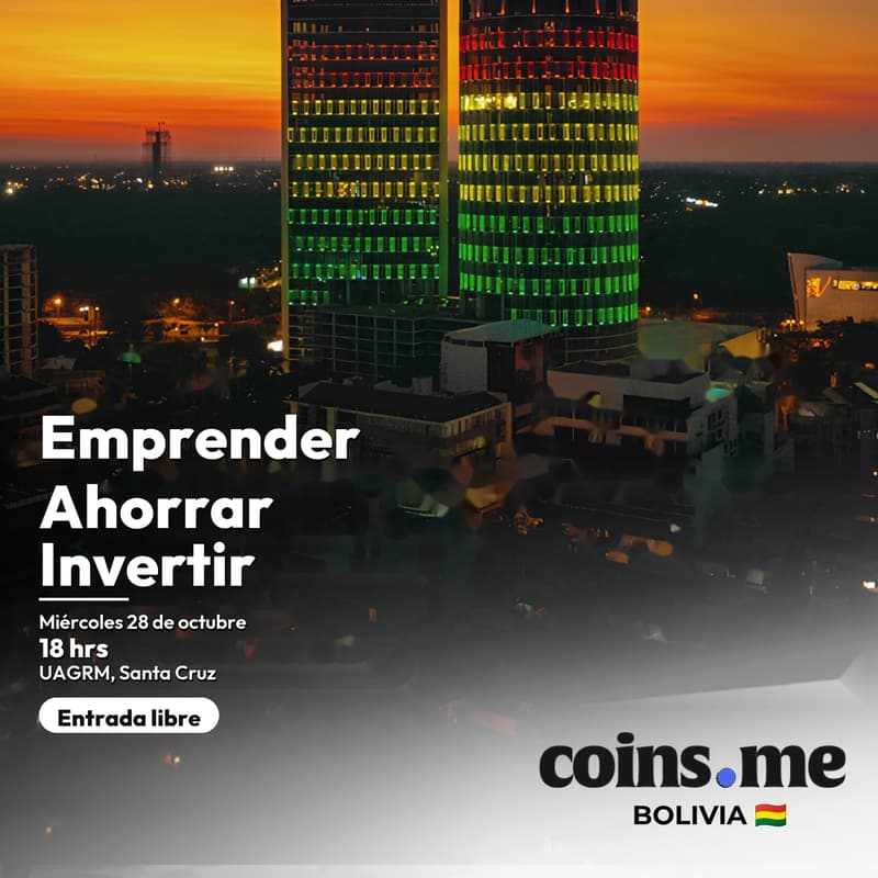 Cover Image for Cómo emprender, ahorrar e invertir en la nueva era digital by Coins.me