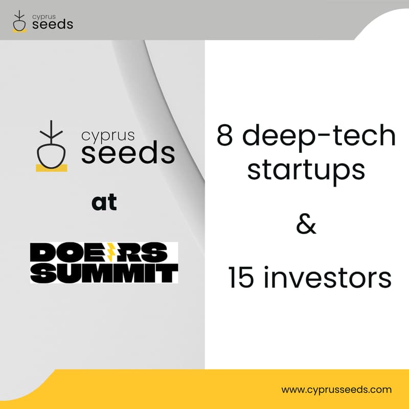 Cover Image for "Investors Hour" Pitching Session by Cyprus Seeds at Doers Summit.