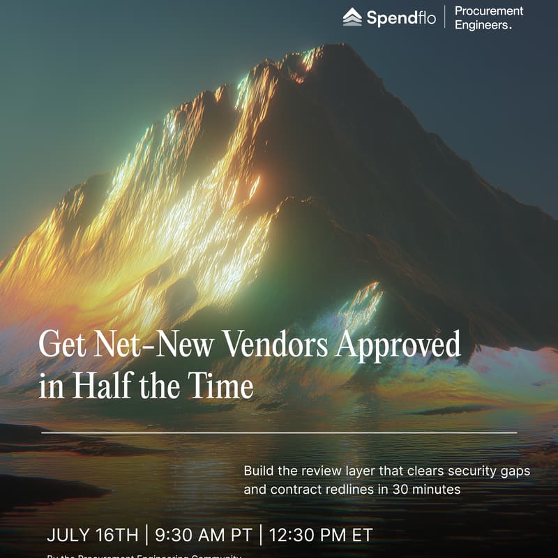 Cover Image for Procurement Teams, Get Net-New Vendors Approved in Half the Time.