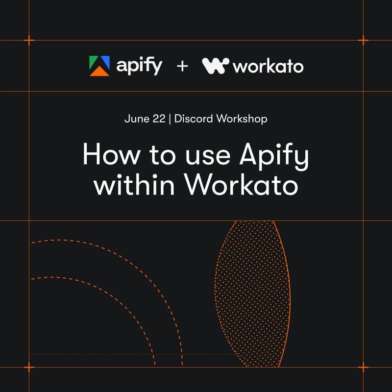 Cover Image for Apify + Workato Discord Workshop