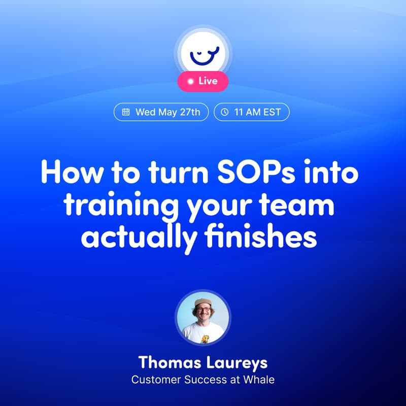 Cover Image for How to turn your SOPs into training your team actually finishes